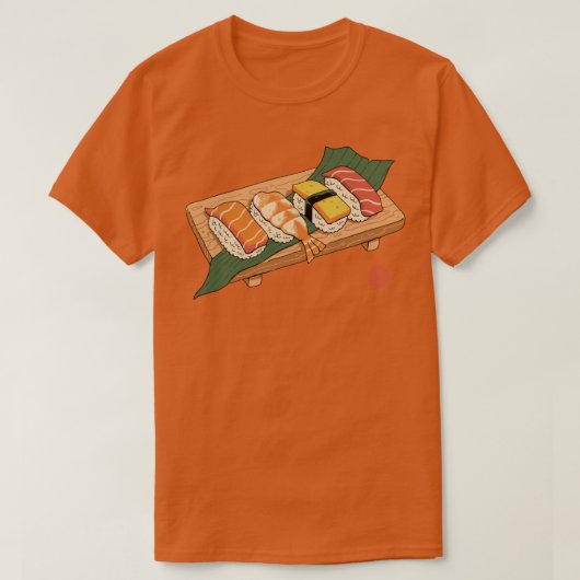 T-shirt Sushi Ukiyoe (Design devant)