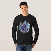 T-shirt Sushi waves water dragon asian japanese (Devant entier)