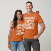 T-shirt Suspendu comme intelligent comme des amis de cheva (Unisexe)