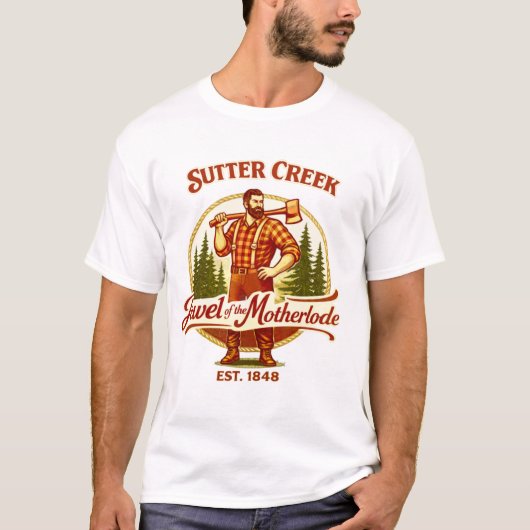 T-shirt Sutter Creek – Joyau de la Motherlode (Devant)