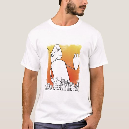 T-shirt Suzerain de robot (Devant)