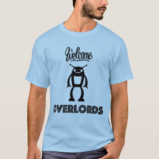 T-shirt Suzerains bienvenus de robot (Devant)