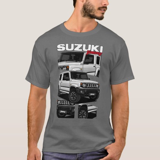 T-shirt Suzuki Jimny Blanc (Devant)