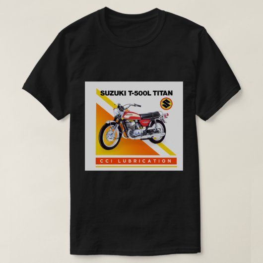 T-shirt Suzuki T 500 Titan SUZUKI T-500 TITAN (Design devant)