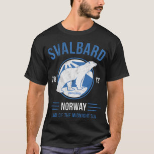 T-shirt Svalbard Norvège Ours polaire Arctique
