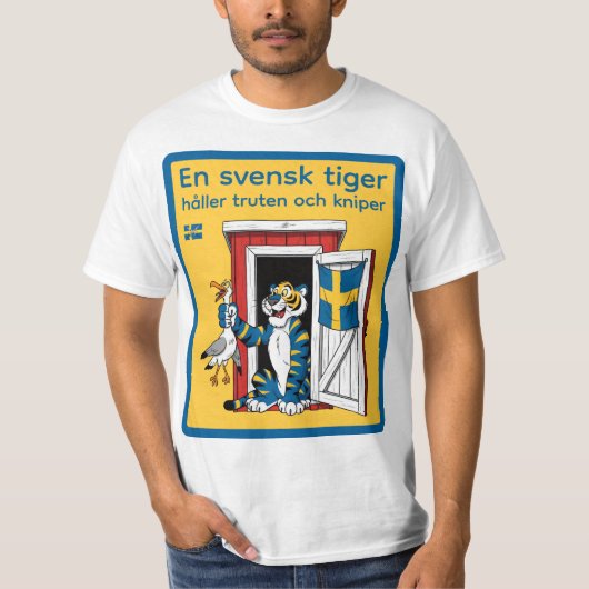 T-shirt — Svensk tiger (Devant)