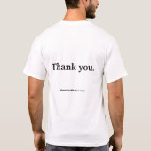 T-shirt Svp séduisez-moi (Dos)