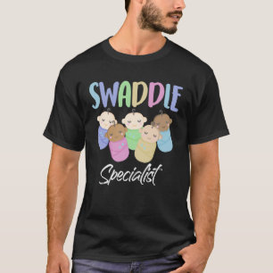 T-shirt Swaddle Spécialiste NICU Mère Bébé Infirmière Tech