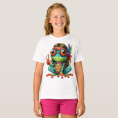 T-shirt Swag grenouille drôle (Devant entier)
