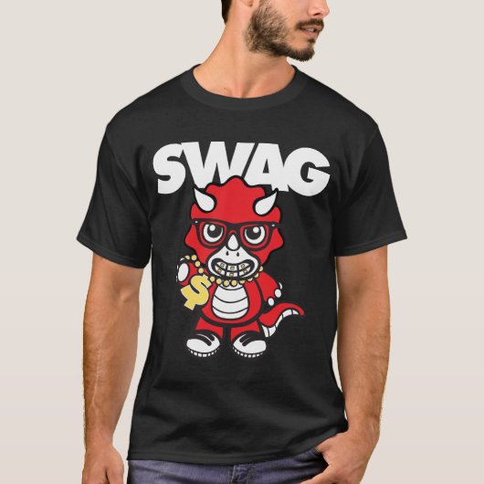 T-SHIRT SWAGGASAUR (Devant)