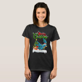 T-shirt Swallow Bird   Xmas Decorations Santa Swallow Chri (Devant entier)