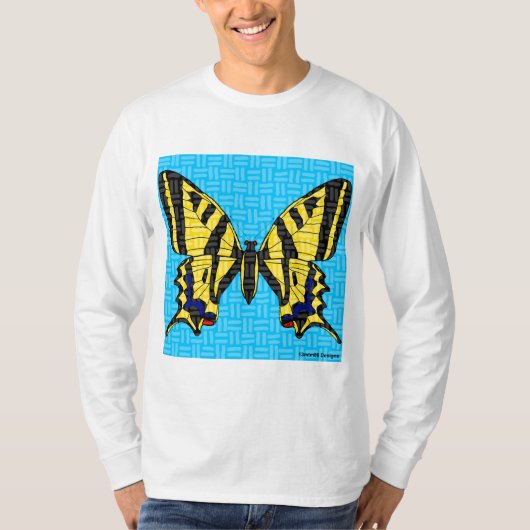 T-shirt Swallowtail (blanc) - Chemise à manches longues po (Devant)
