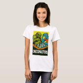 T-shirt Swamp Man dan Zombie joue aux échecs - classique P (Devant entier)