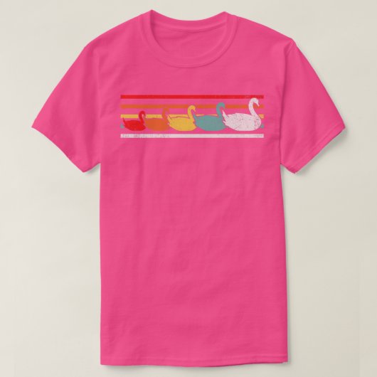 T-shirt Swan Retro (Design devant)