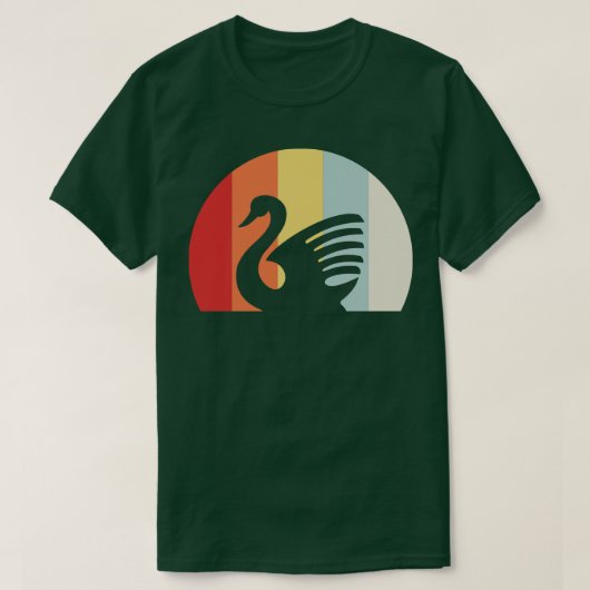 T-shirt Swan Retro 3 (Design devant)