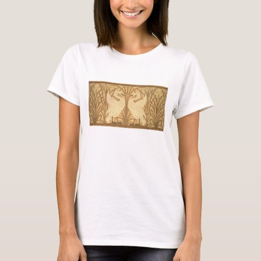 T-shirt Swan wallpaper design (Devant)