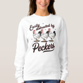 T-shirt sweat drôle avec citation (Devant)