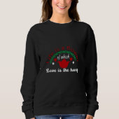 T-shirt sweat graphique drôle sur les relations en (Devant)