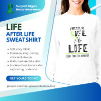 T-shirt Sweat Life After Life de Sensibilisation a