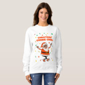 T-shirt sweat pour la cuisson de biscuits avec un (Devant entier)