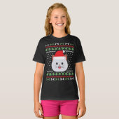 T-shirt Sweater de Cat Ugly Christmas (Devant entier)