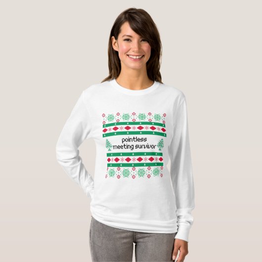 T-shirt "Sweater" sans pointe (Devant entier)
