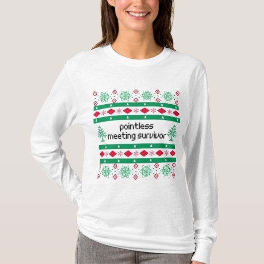 T-shirt "Sweater" sans pointe (Devant)