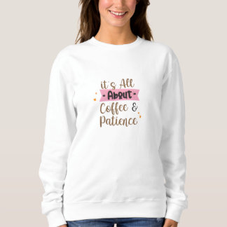 T-Shirt Sweatshirt à motif de café