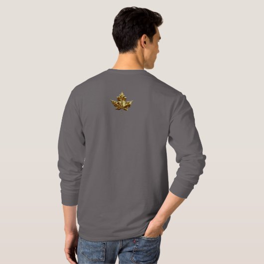 T-shirt Sweatshirt Canada Sweatshirt de souvenir du drapea (Dos entier)