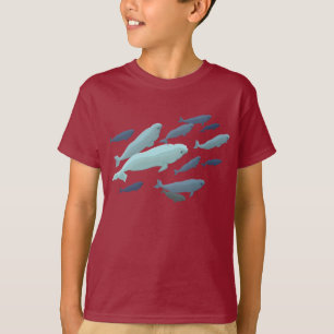 T-shirt Sweatshirt de baleines Beluga pour enfants, Baby B