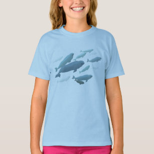 T-shirt Sweatshirt de baleines de Beluga pour fille, Baby 