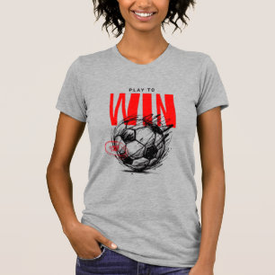T-shirt Sweatshirt de football élite "Play to Win" - Motiv