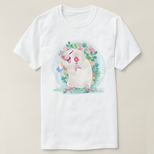 T-shirt Sweatshirt de hérisson mignon (Design devant)