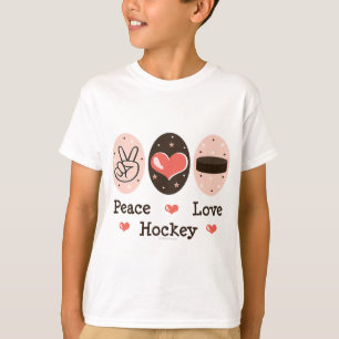 T-shirt Sweatshirt de hockey Peace Love