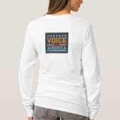 T-shirt Sweatshirt de la Voix de l'Amérique pour les femme (Dos)
