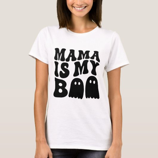 T-shirt sweatshirt de mama halloween (Devant)