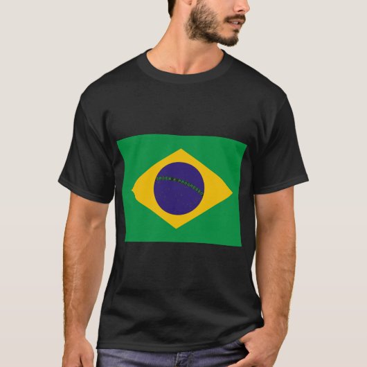 T-shirt Sweatshirt du drapeau brésilien (Devant)