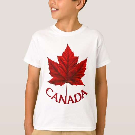 T-shirt Sweatshirt du drapeau canadien de l'enfant Maple L (Devant)