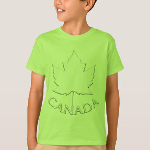 T-shirt Sweatshirt du drapeau canadien de l'enfant Maple L