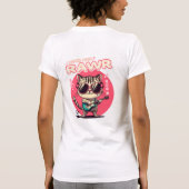 T-shirt Sweatshirt femme -Rock & Rawr Funny Kawaii Chat (Dos)