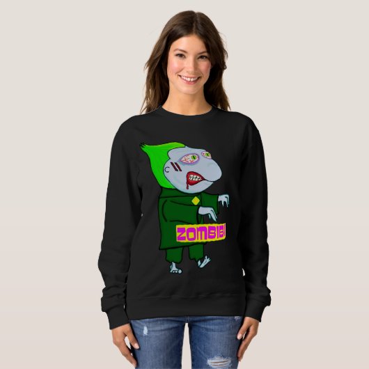 T-shirt sweatshirt Zombibi (Devant entier)
