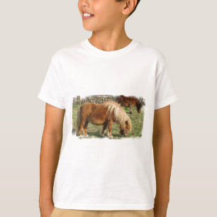 T-shirt Sweatsihrt hirsute des enfants de poney de