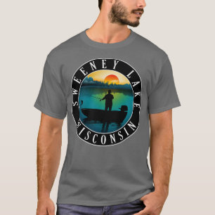 T-shirt Sweeney Lake Wisconsin Fishing