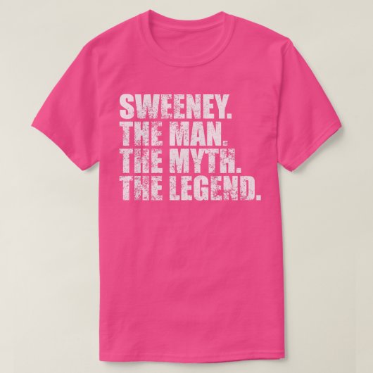 T-shirt Sweeney Sweeney Nom de famille Sweeney nom de fami (Design devant)