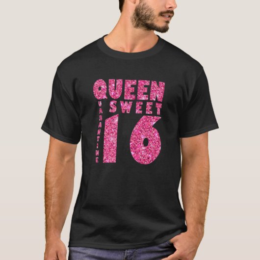 T-shirt Sweet 16 en quarantaine (Devant)