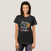 T-shirt Sweet As A Christmas Cookie - Biscuit, Christmas C (Devant entier)