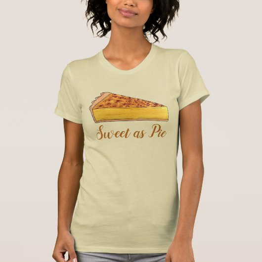 T-shirt Sweet as Pie Virginia Chess Sud Dessert (Devant)