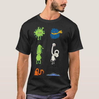 T-shirt Sweet Bacteria And Viruses Flu E Coli