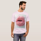 T-shirt Sweet Bloom Lips Art (Devant entier)