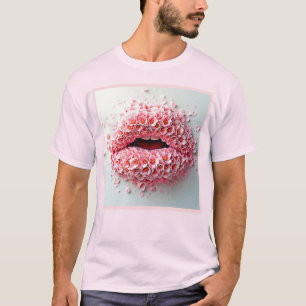 T-shirt Sweet Bloom Lips Art